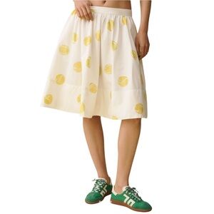 ANTHROPOLOGIE NWT The Jacie Tennis Midi Skirt by Maeve: Kate Schelter Edition